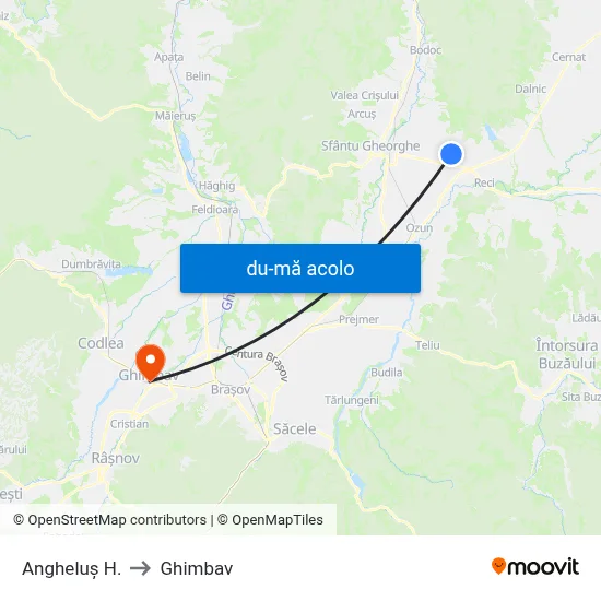 Harta de Angheluş H. către Ghimbav
