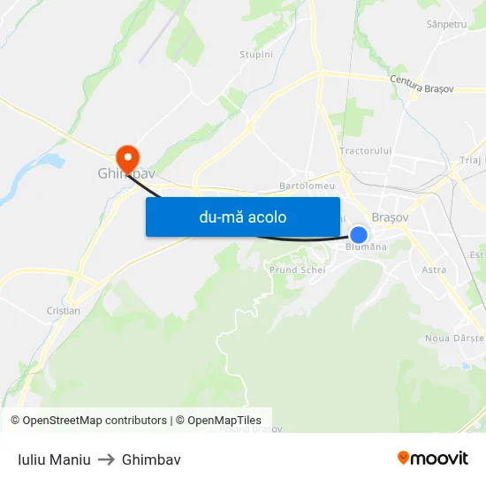 Harta de Iuliu Maniu către Ghimbav