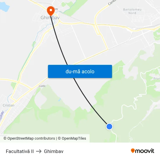 Harta de Facultativă II către Ghimbav