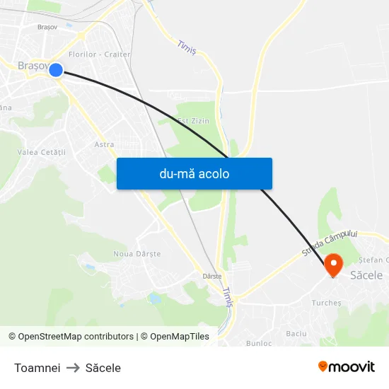 Harta de Toamnei către Săcele