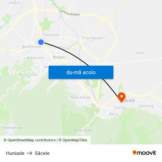 Harta de Huniade către Săcele