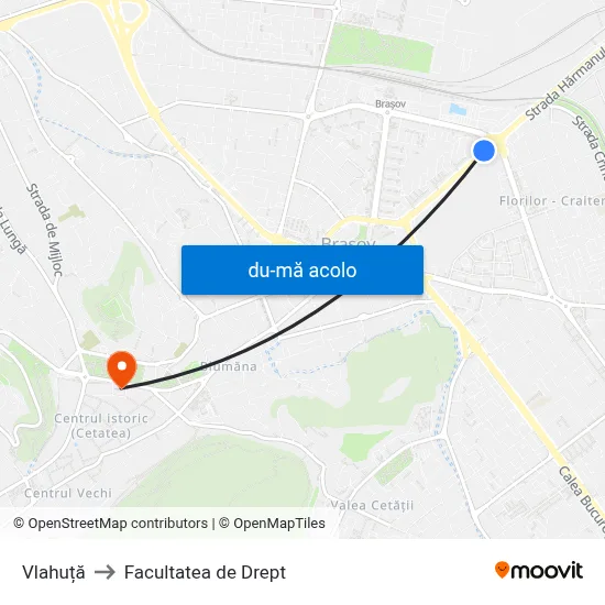 Harta de Vlahuță către Facultatea de Drept