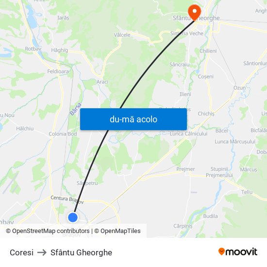 Harta de Coresi către Sfântu Gheorghe