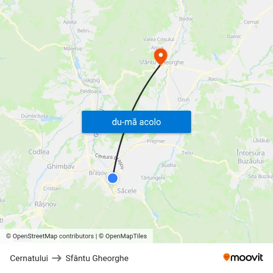 Harta de Cernatului către Sfântu Gheorghe