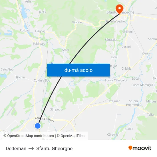 Harta de Dedeman către Sfântu Gheorghe