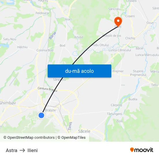 Harta de Astra către Ilieni