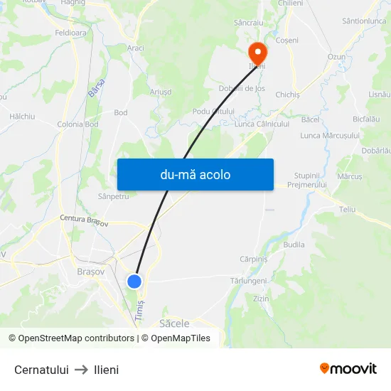 Harta de Cernatului către Ilieni