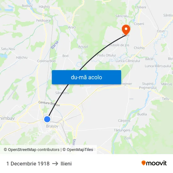 Harta de 1 Decembrie 1918 către Ilieni