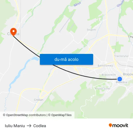 Harta de Iuliu Maniu către Codlea