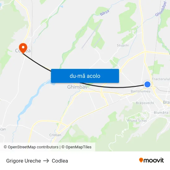 Harta de Grigore Ureche către Codlea