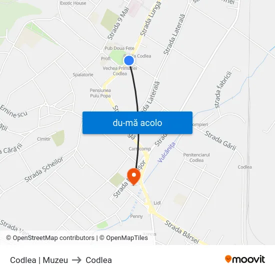 Harta de Codlea | Muzeu către Codlea
