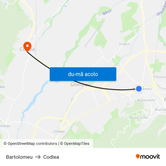 Harta de Bartolomeu către Codlea