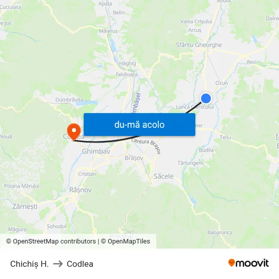 Harta de Chichiş H. către Codlea