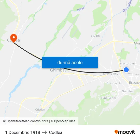 Harta de 1 Decembrie 1918 către Codlea