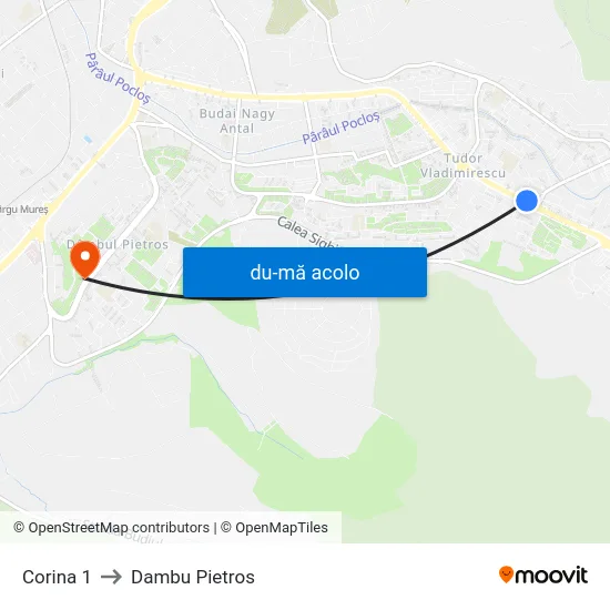 Harta de Corina 1 către Dambu Pietros