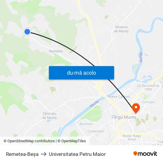 Harta de Remetea-Beșa către Universitatea Petru Maior