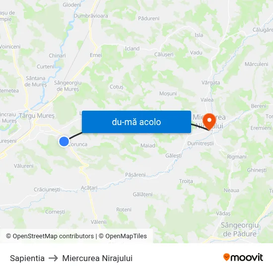 Harta de Sapientia către Miercurea Nirajului