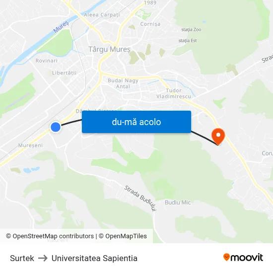 Harta de Surtek către Universitatea Sapientia