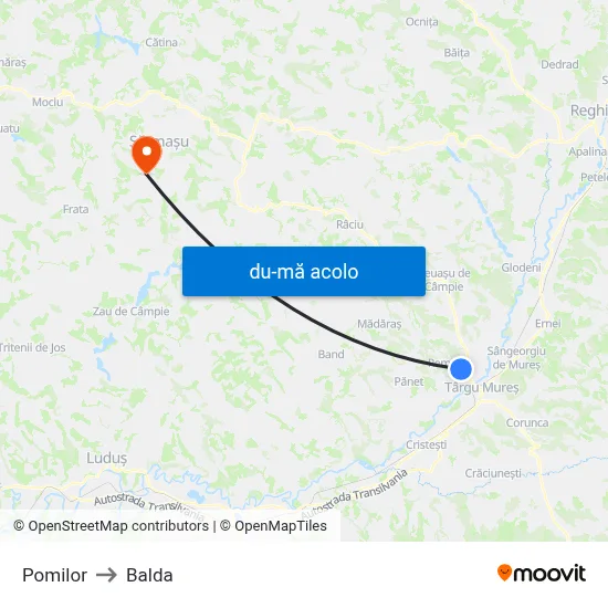 Harta de Pomilor către Balda