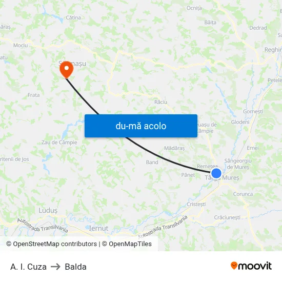 Harta de A. I. Cuza către Balda