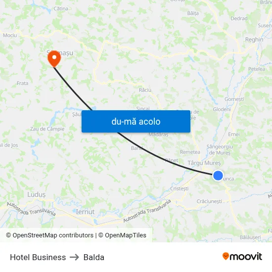 Harta de Hotel Business către Balda