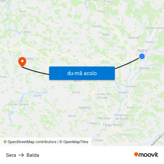 Harta de Sera către Balda
