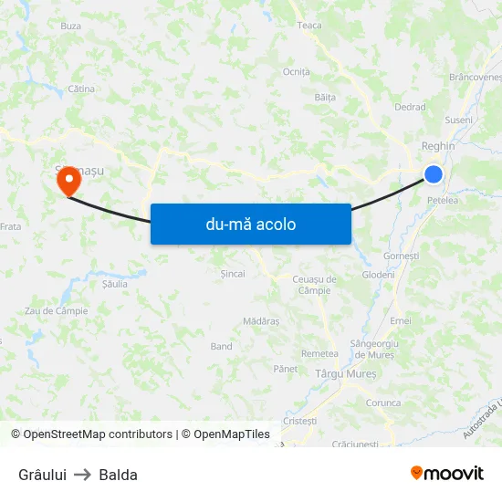 Harta de Grâului către Balda