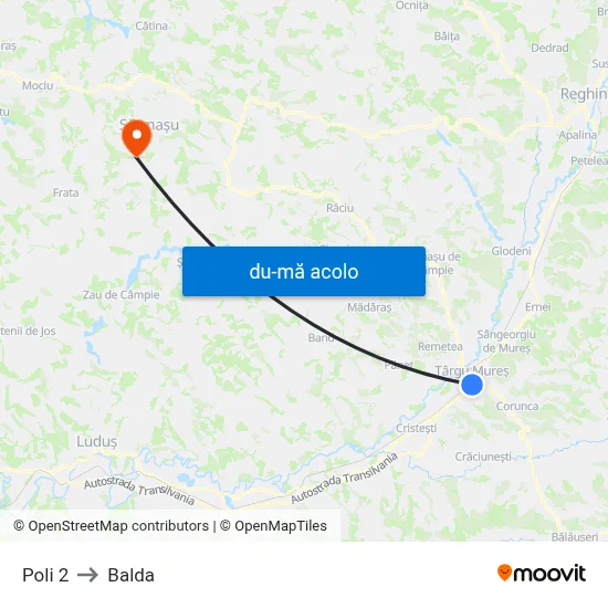 Harta de Poli 2 către Balda