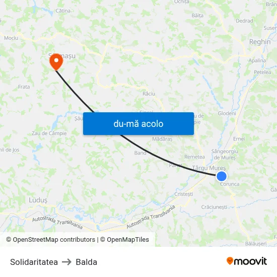Harta de Solidaritatea către Balda