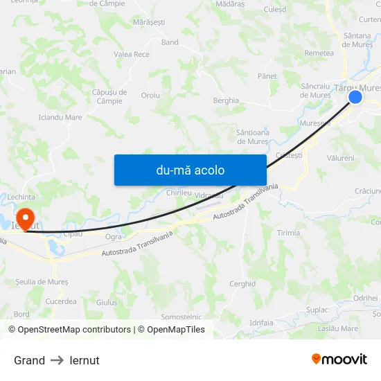 Harta de Grand către Iernut