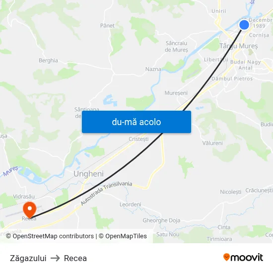 Harta de Zăgazului către Recea