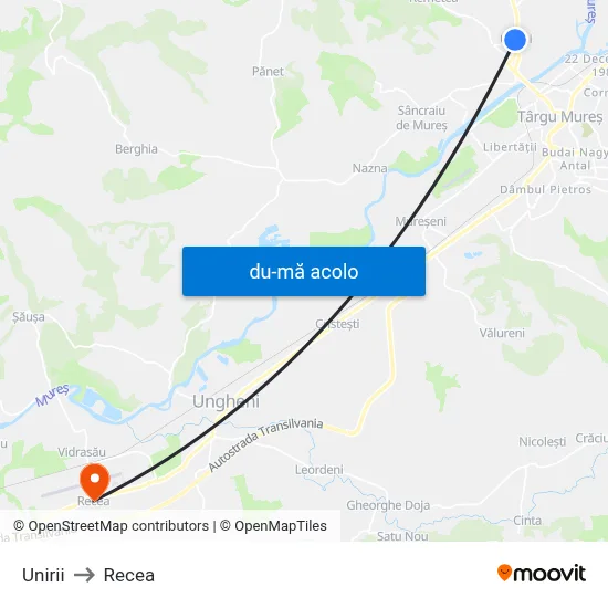 Harta de Unirii către Recea