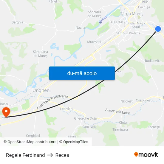 Harta de Regele Ferdinand către Recea