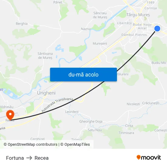 Harta de Fortuna către Recea