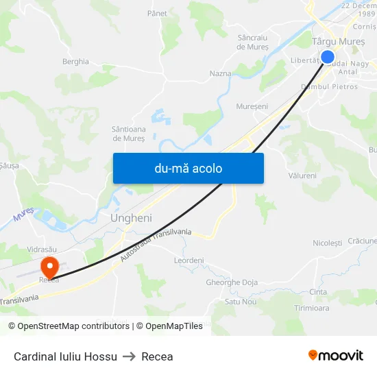Harta de Cardinal Iuliu Hossu către Recea