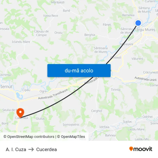 Harta de A. I. Cuza către Cucerdea