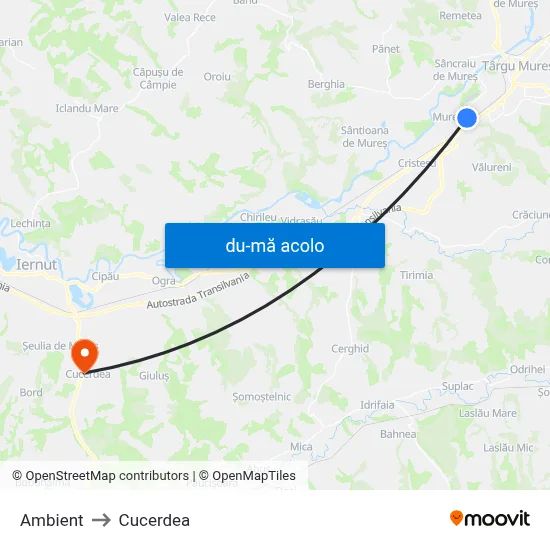 Harta de Ambient către Cucerdea