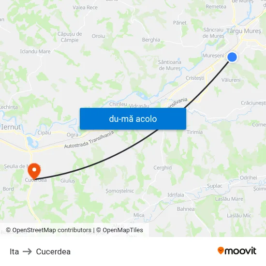 Harta de Ita către Cucerdea