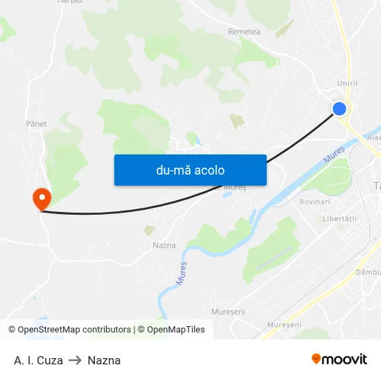 Harta de A. I. Cuza către Nazna