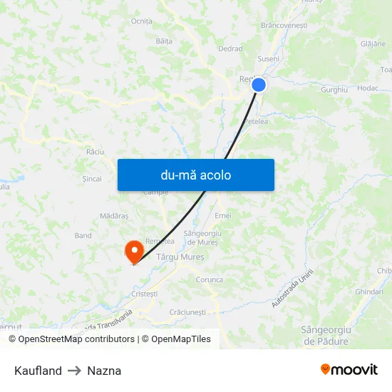 Harta de Kaufland către Nazna