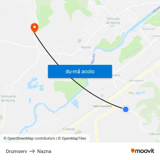Harta de Drumserv către Nazna