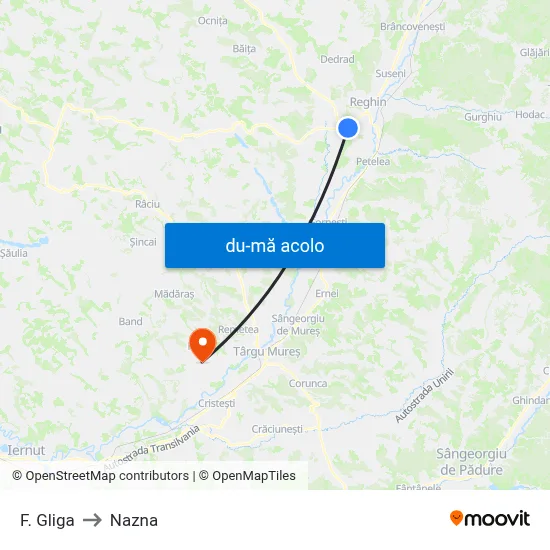 Harta de F. Gliga către Nazna
