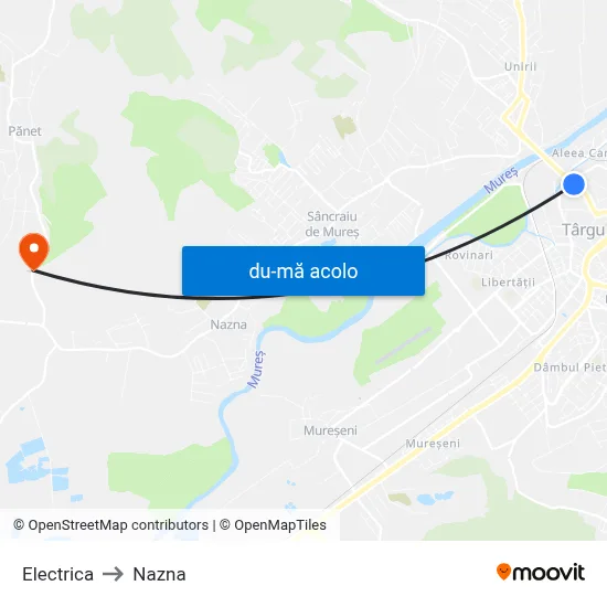 Harta de Electrica către Nazna