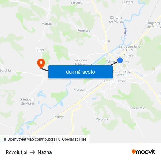 Harta de Revoluţiei către Nazna