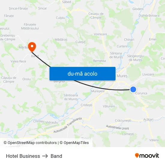 Harta de Hotel Business către Band
