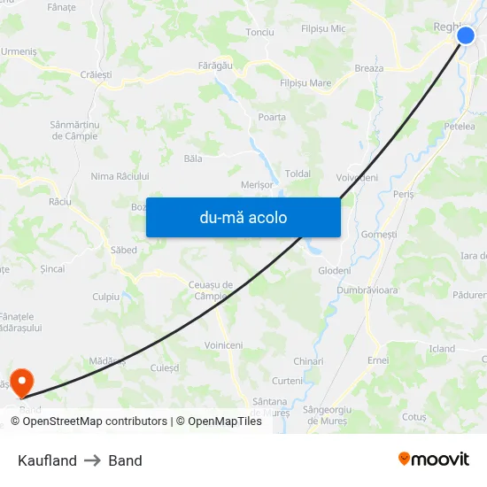 Harta de Kaufland către Band