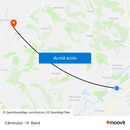 Harta de Căminului către Band