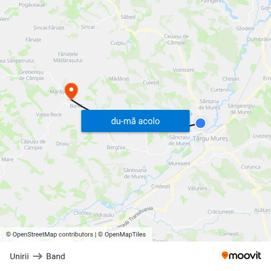 Harta de Unirii către Band