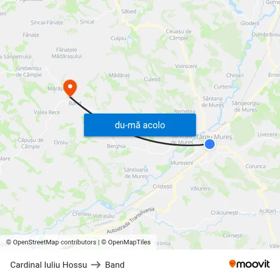 Harta de Cardinal Iuliu Hossu către Band