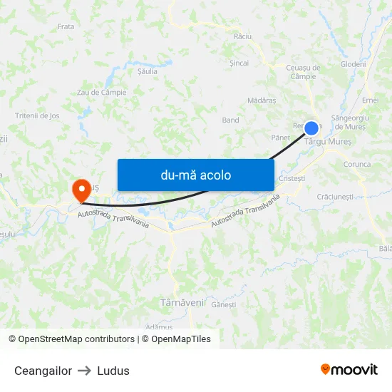Harta de Ceangailor către Ludus